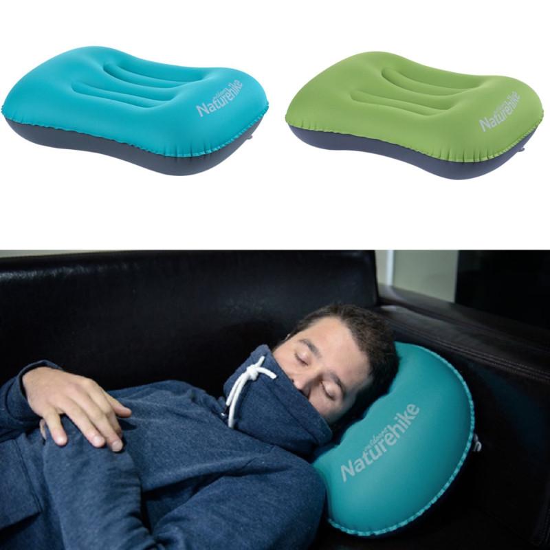 Naturehike Letter Print Travel Inflatable Pillow For Long Flights And Outdoor Use