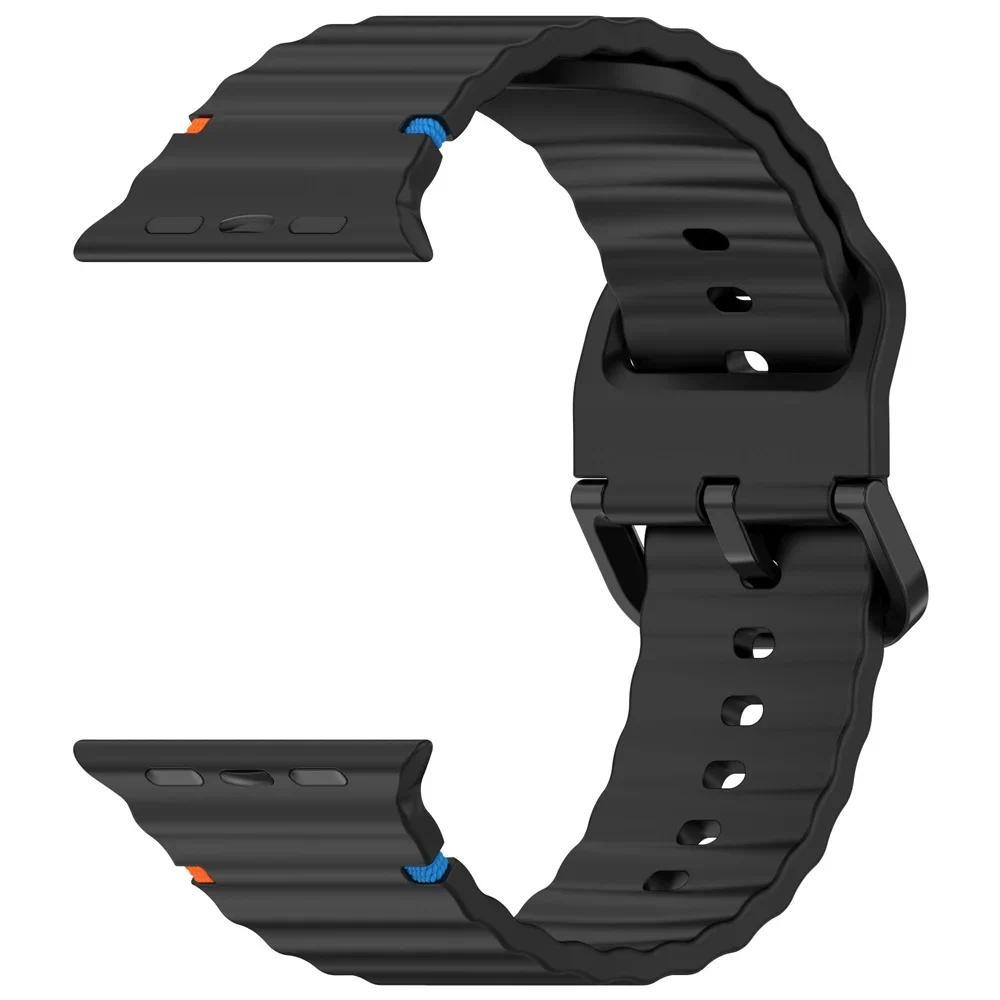 Sport Silicone Strap Compatible for Apple Watch Series 11 46mm 42mm Ultra 3/2/1 49mm 45mm 40mm 41mm 44mm 38mm Series 10 9 8 7 6