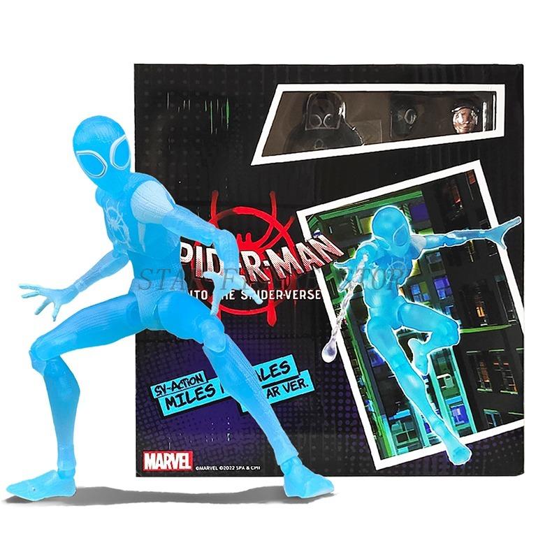 Sentinel Sv Action Miles Morales Action Figure Model Spider Into the Spider-Verse Peter Parker Figurine Toy