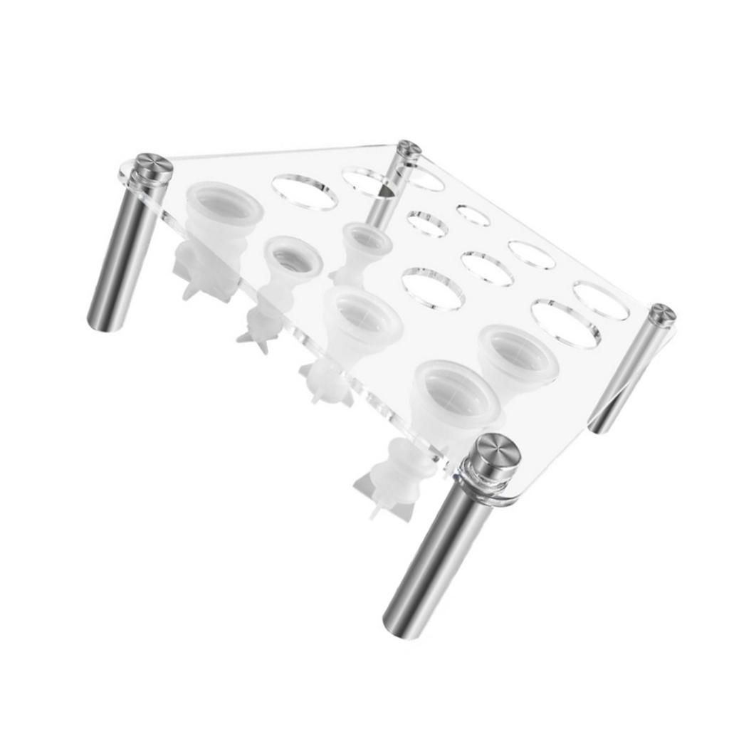 Chess Piece Holder for DIY Silicone Molds Customizable Chess Game Piece Holders Innovative DIY Silicone Mold Stand Rack