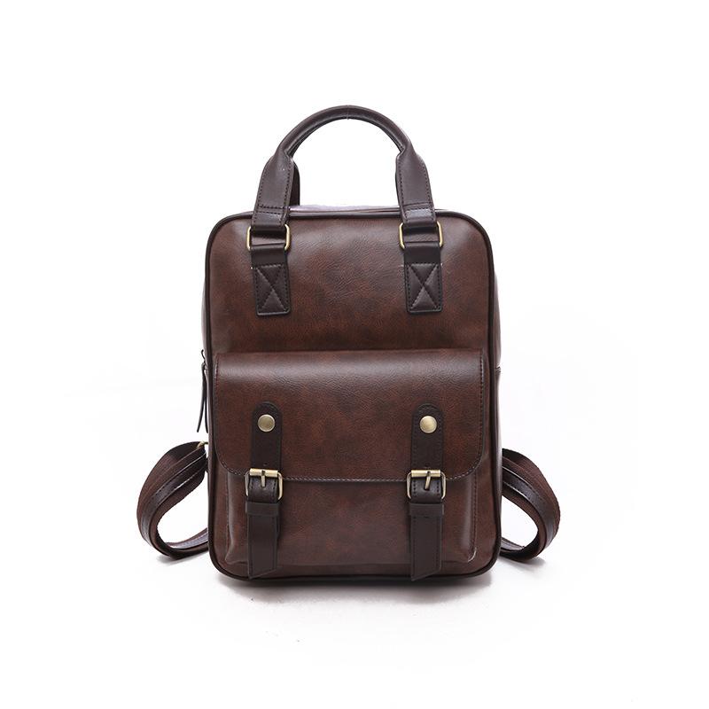 Schoolbag1011 Autumn Women's Backpack Fashion Large Capacity Small Backpack Multifunctional Men's Handbag Student School Bag