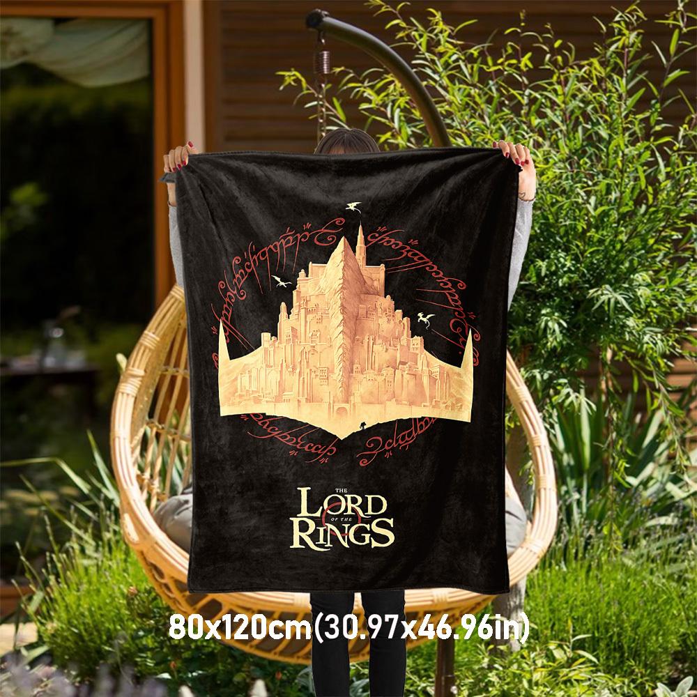 

1pc The Lord of the Rings - Throw Blanket, Soft, Flannel Blankets, Living Room, All Seasons Use-1021154 80x120cm