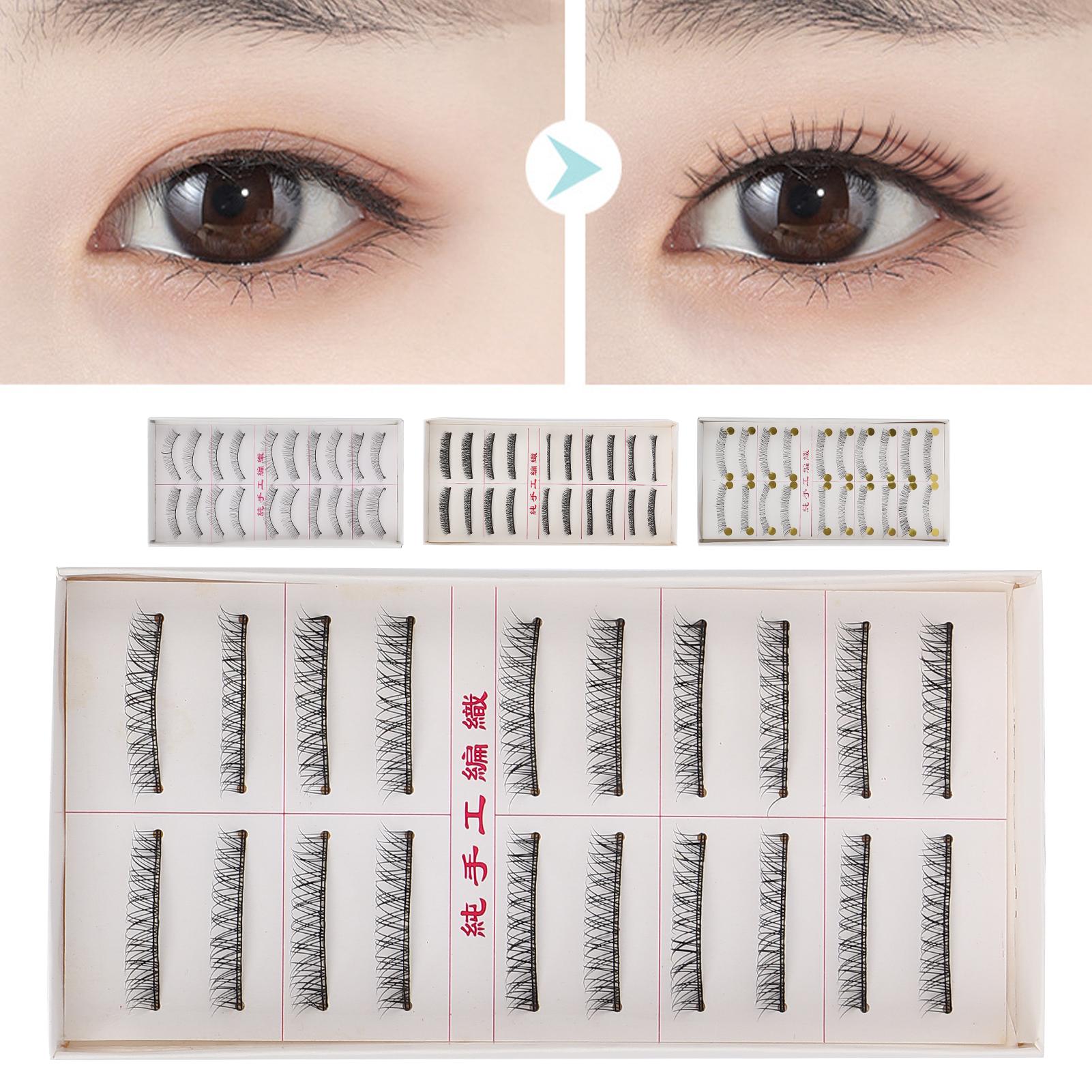 10 пар накладных ресниц 3D ручной работы — фото 11