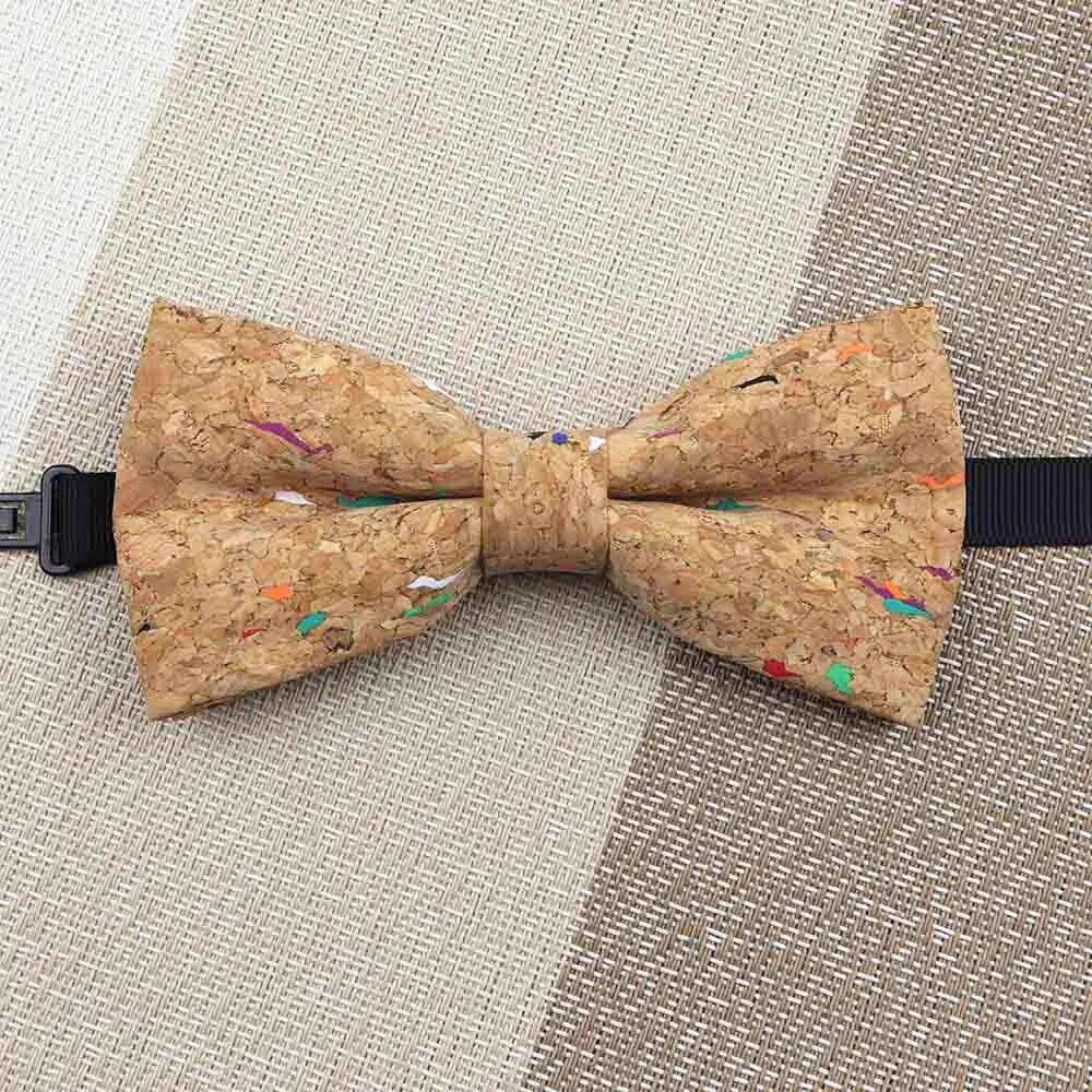 1PC, Fashion Bow Shape Bow Tie, Double Layer, Wood, Gentleman,Handmade, Butterfly,