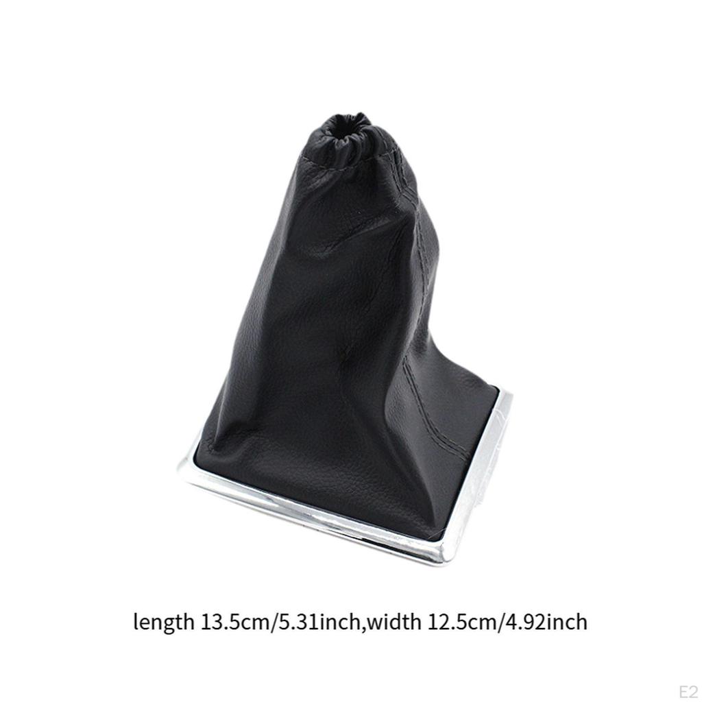 Car Gear Shifter Cover PU Leather Durability Professional Spare Parts Practical Premium Accessory