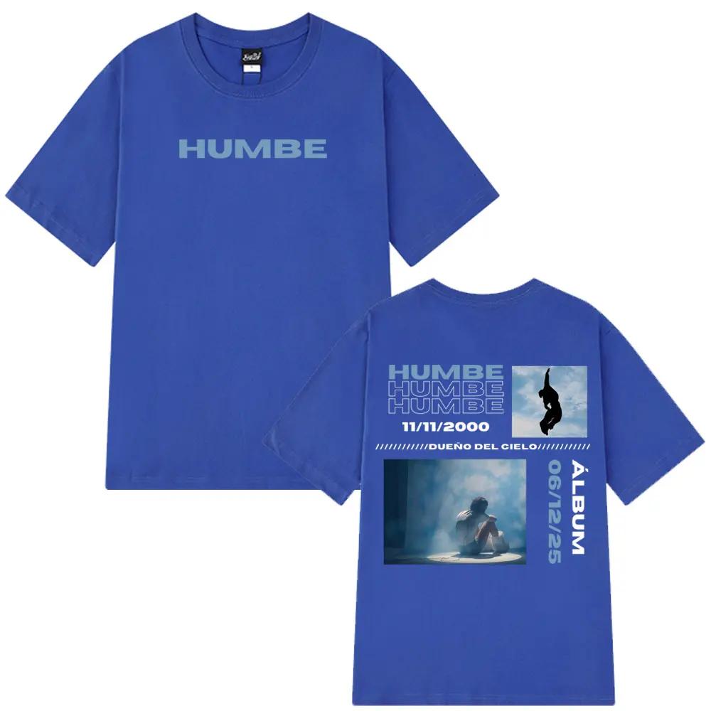 Singer Humbe Esencia Tour Graphics T Shirts Men Women Hip Hop T-shirt Short Sleeve Fashion Oversized Cotton T-Shirts Streetwear