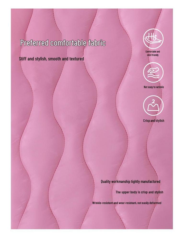 Women's Down Cotton Vest - Winter Slim Fit, Thick, Warm, Short Vest with Velvet Lining