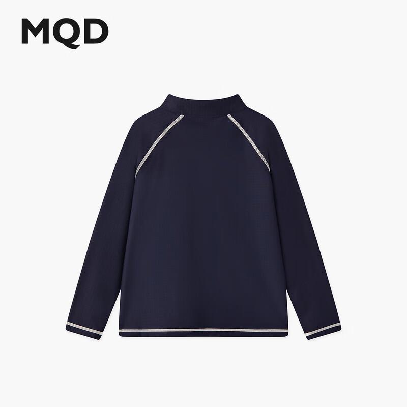 

MQD Boys College Style Half-Placket Long Sleeve T-Shirt 120cm