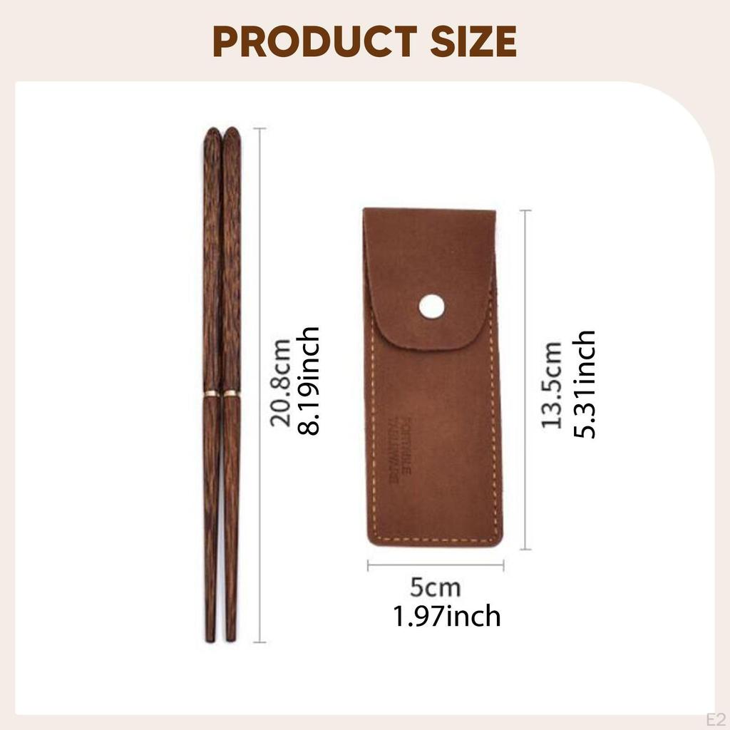 Travel Chopsticks Outdoor Utensils Lightweight Folding Portable Cutlery with Storage Bag for