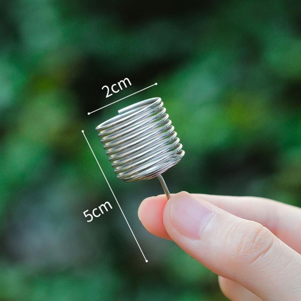 

10pcs With Spikes Bonsai Baskets Stainless Steel Automatic Gardening Fertilization Baskets Fertilizer Box for Flower Plant