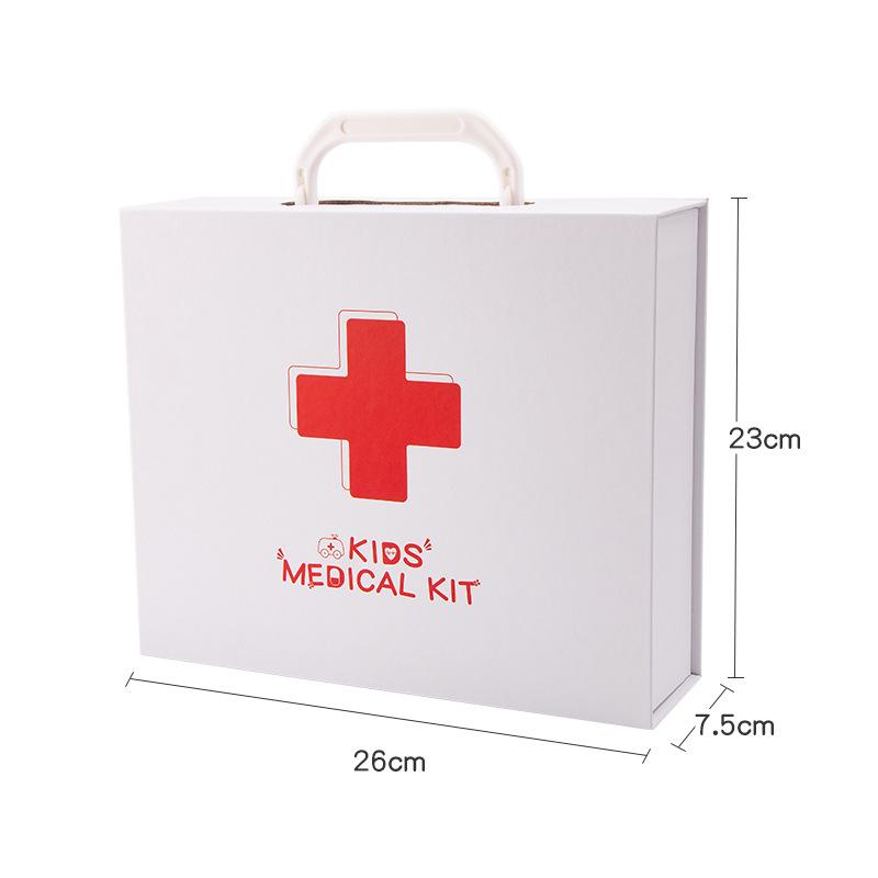 Kinder Simulation Familie Allgemeinmediziner Rolle Spielen Mädchen Auskultation Injektion Medizin Box Holz Set Spielzeug