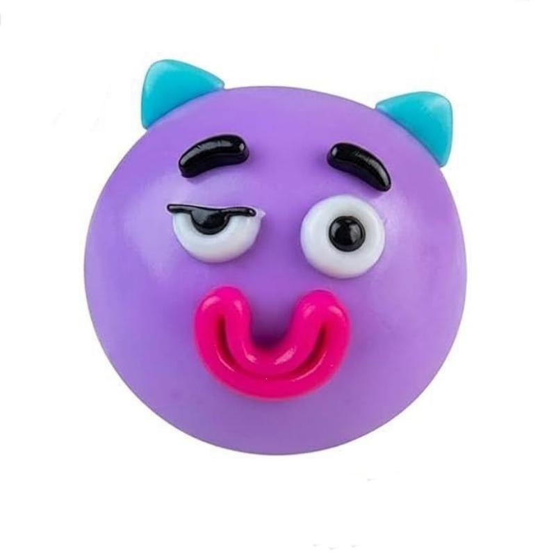 Creatieve Leuke Gezicht-Veranderende Squishy Stressbal, Stressverlichter Vent Speeltje, Ideaal Gadget voor Volwassenen, Perfect Klein Cadeau
