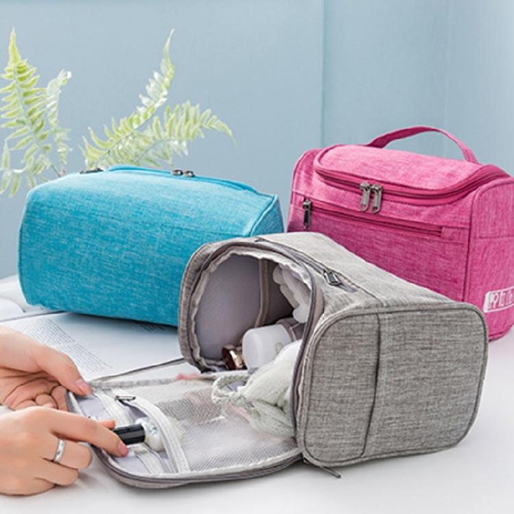 Convenient Cosmetic Case for Travel Bathroom Hangable Toiletry Pouch Makeup Case