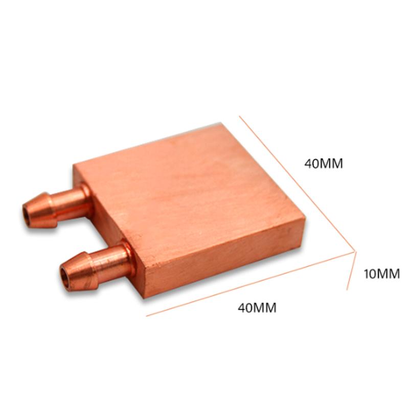 Full Copper Universal CPU GPU North Bridge Water Block 40*40 40*80 for Processor Intel & AMD & TEC Module Heatsink Cooler 40X40