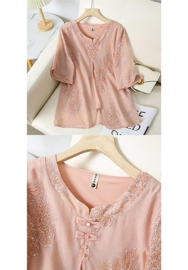 Stilvolle Sommer-Strickjacke T-Shirt für Frauen mittleren Alters & Senioren - Beliebtes Design 2026