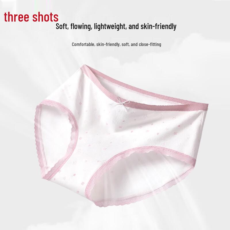 ThreeGun Women's Cotton 7A Antibacterial Briefs Multi-Pack