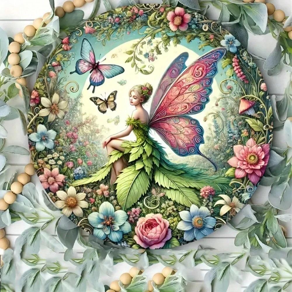 Modern Farmhouse Apple Metal Sign Rustic Kitchen Wall Decor Artificial Apples Metal Basket