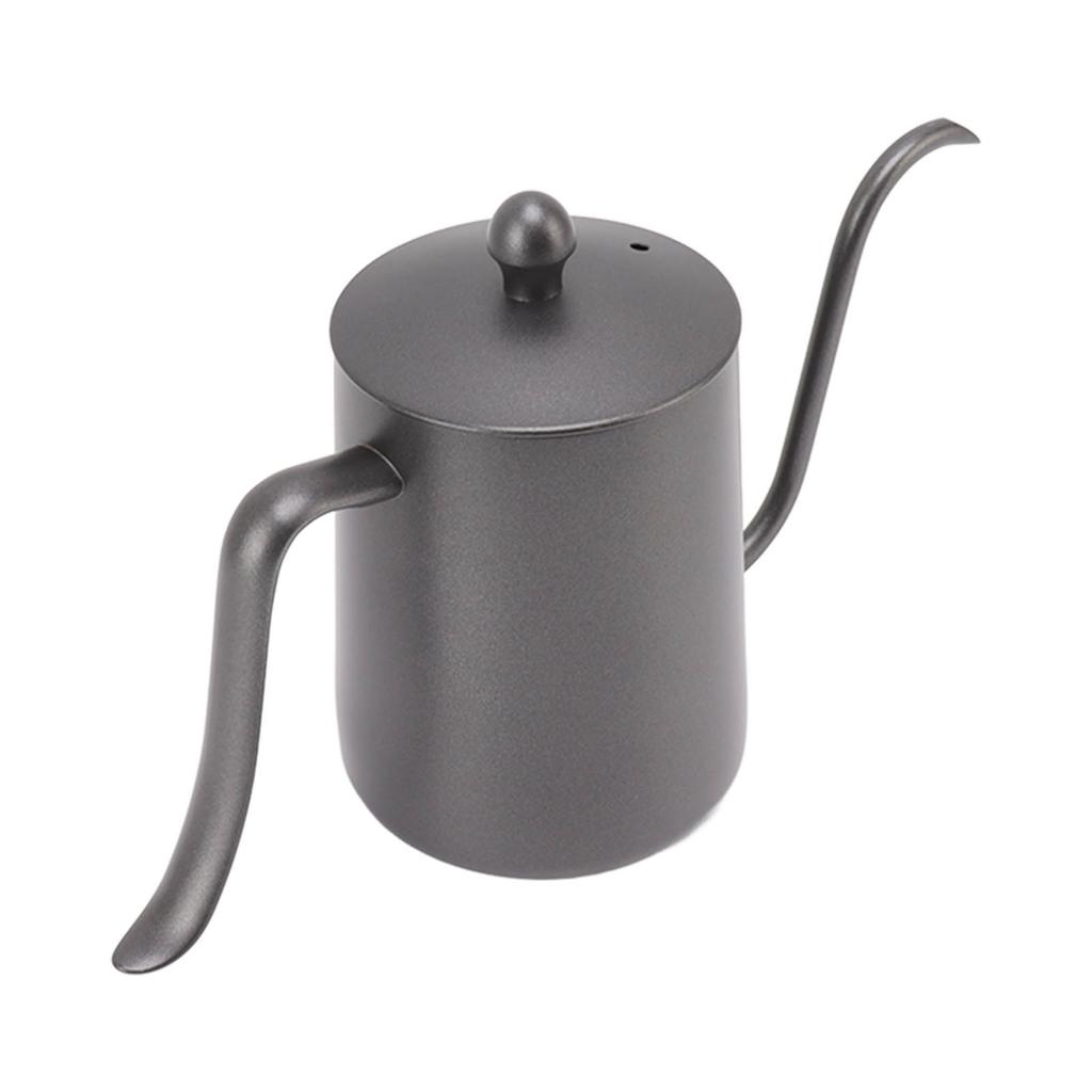 Ausguss Kaffeekanne Professionell 600ml Fassungsvermögen Edelstahl Schwanenhals Kaffeekessel für Zuhause