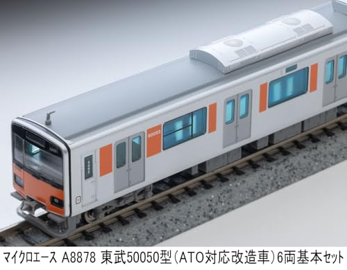 Micro Ace N Gauge Tobu 50050 Series (ATO-compatible modified car) 6-car basic set Railway model train A8878