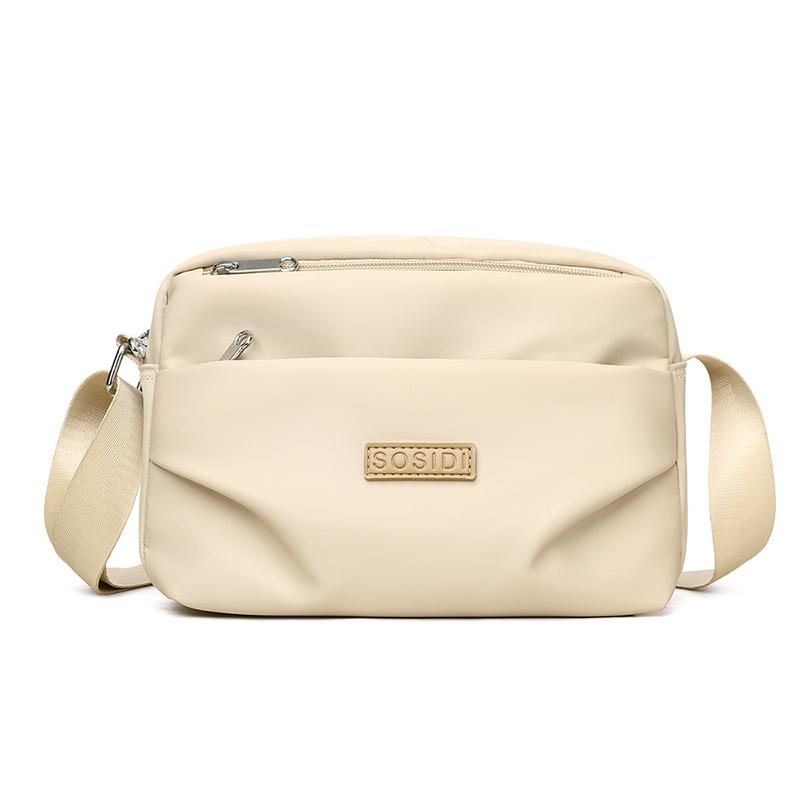 Lightweight Water-repellent Nylon Crossbody Small Square Bag Women's Shoulder Mobile Phone Bag