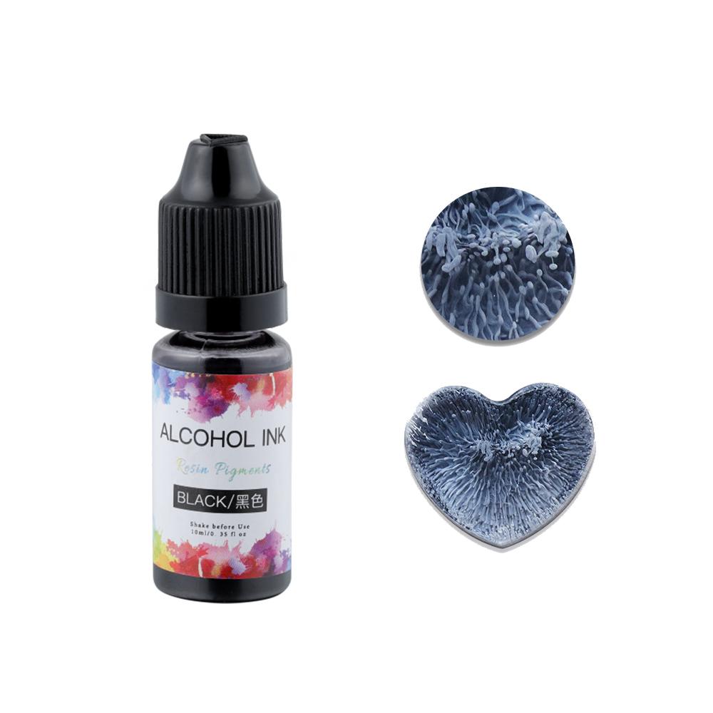 10ml Epoxy Resin Diffusion Pigment Resin Pigment Alcohol Ink Liquid Colorant Dye Diffusion Ink for Epoxy Dyeing Jewelry Making
