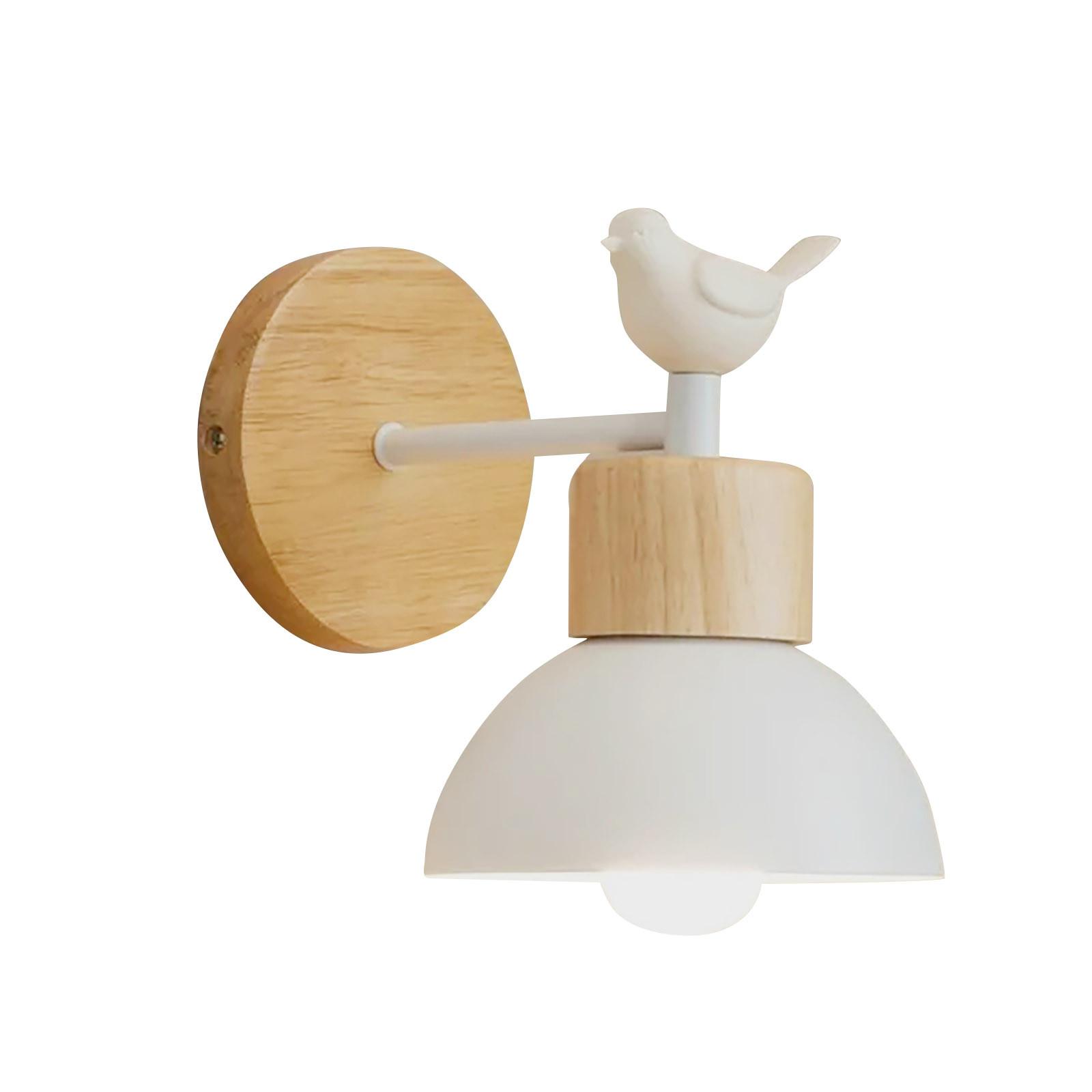 

Сорока Креативный Настенный Светильник с Птицей Современная Прикроватная Лампа Для Спальни Гостиная Коридор Лестница Лампа One Size белый