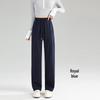 New Winter High-Waist Fleece-Lined Embroidered Pants - Women's Loose-Fit Warm Sweatpants
