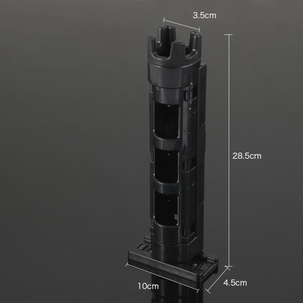 Durable Plastic Fishing Rod Stand Adjustable 5 Colors Fishing Barrel Holder Snap Suit Fishing Box Rod Holder Fishing Box