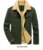 Men's Fleece-Lined Multi-Pocket Jacket: Warm Cotton and Nylon for Autumn and Winter