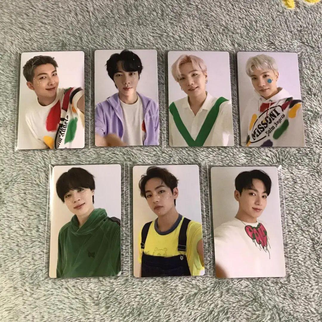 

[USED] BTS JPFC Bonus Newsletter Survey Fan Club Trading Cards (7 Cards)