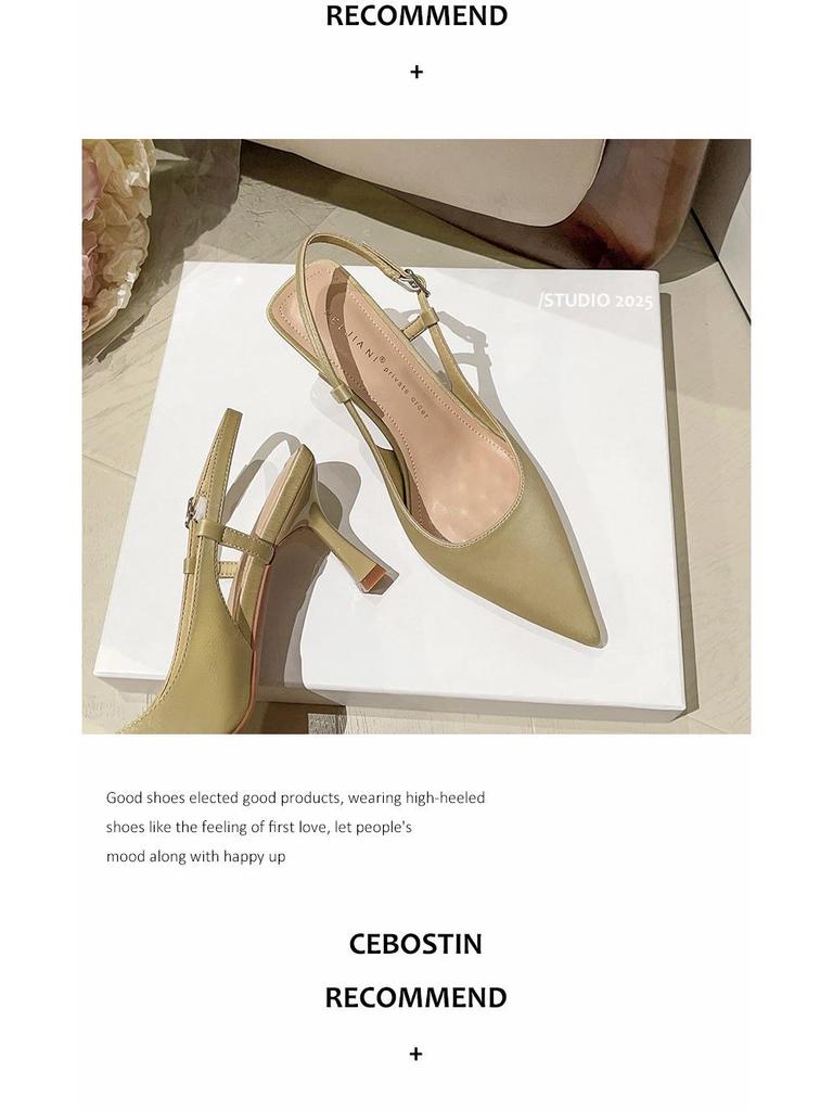 BEIJIANI 3299-21 Women's Pointed Toe Stiletto Heel Sandals