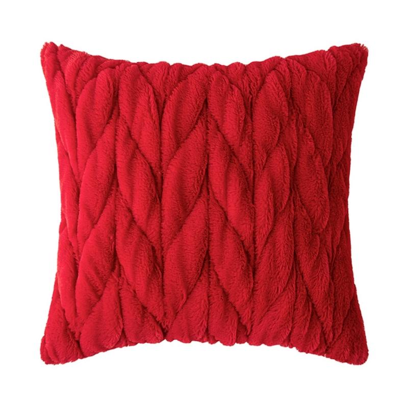 Corduroy Cushions Pillowcase, Woven Fried Dough Twists Sofa Throw Pillow Cover to Care and Affections 45 45 cm