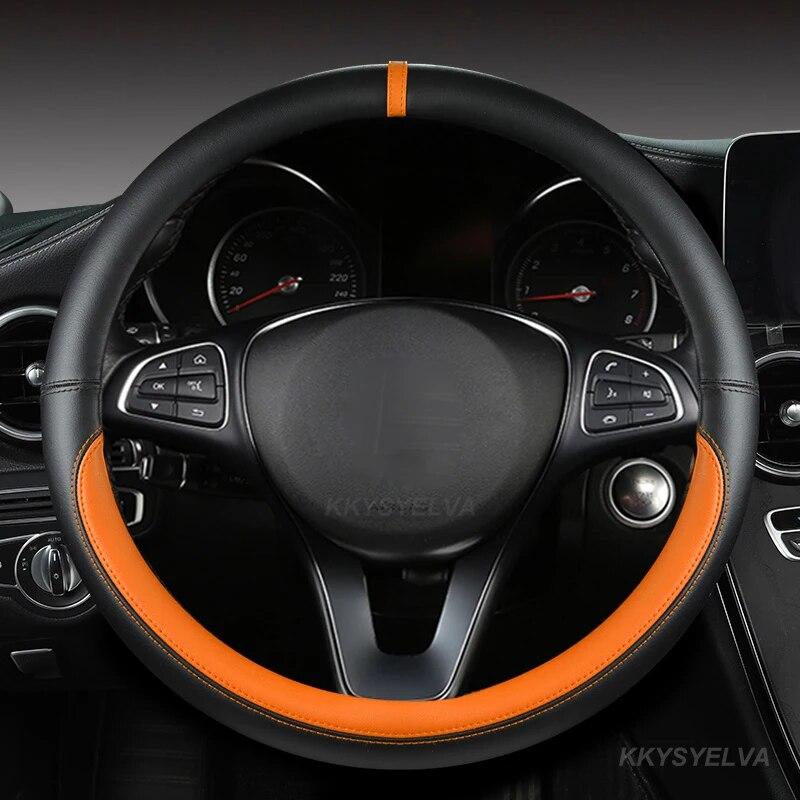 Car Steering Wheel Cover For Scenic Clio Laguna 2 3 4 5 Kangoo Fluence Megane Trafic Talisman Twingo Kaptur Accessories