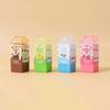 4pcs Milk Eraser Set Cartoon Mini Banana Chocolate Less Dust Eco PVC Cleaning Tools for Pencil Office School Student A3008