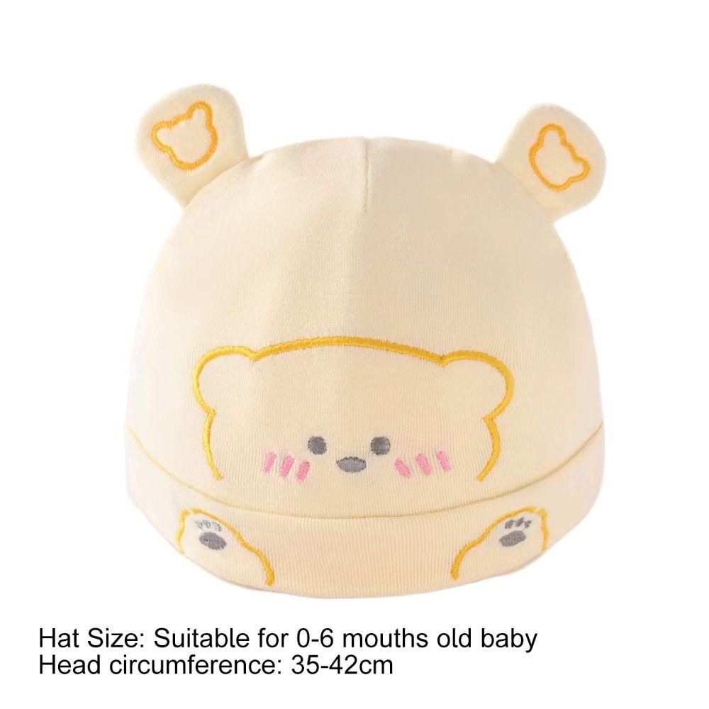 0-6 Month Baby Beanies Autumn Winter Soft Infant Cap Cute Cotton Newborn Fetal Hat Outdoor