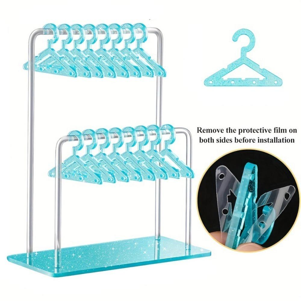 Detachable Dangle Earrings Display Racks Clothes Hanger Ear Studs Stand  Desktop Display