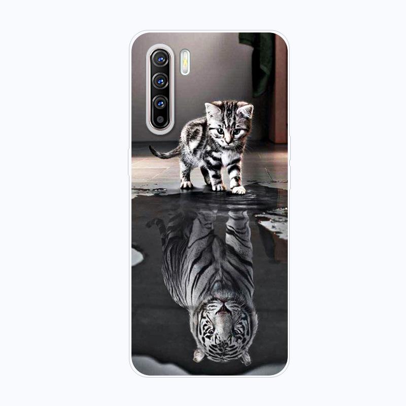 For OPPO Find X2 Neo Case Shockproof Soft silicone TPU Back Cover For OPPO FindX2 Neo Phone Cases Find X2 Lite Case Cute Cartoon