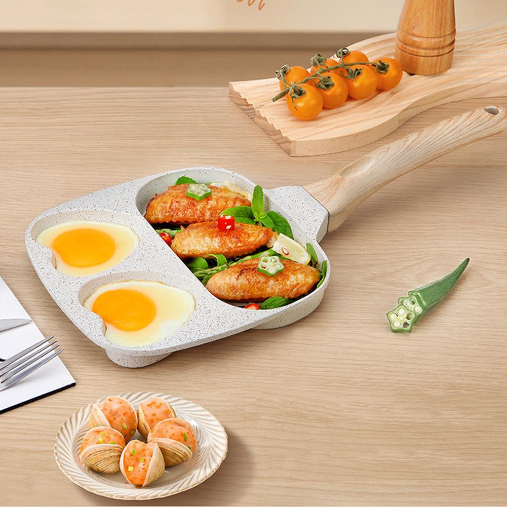 Eierpfanne für Frühstück Pfannkuchen Burger Sandwiches Antihaftbeschichtet Leicht zu reinigen Pfannkuchenpfanne Gasherd- & Induktionsherd-kompatibel