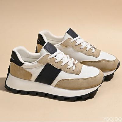 Fashion New Women's Shoes Spring Autumn Breathable Running Shoes for Students Height Increasing Casual Simple Comfortable Daily Shoes