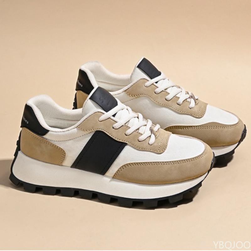 Fashion New women's shoes spring autumn breathable running shoes for students height increasing casual simple comfortable daily shoes