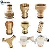 1 Stück 1/2'' 3/4'' 1'' Messing Wasserhahn Schnellkupplung 16mm Kupfer Schlauchkupplungsadapter Garten Schlauchreparatur Bewässerungspistole Zubehör Werkzeug