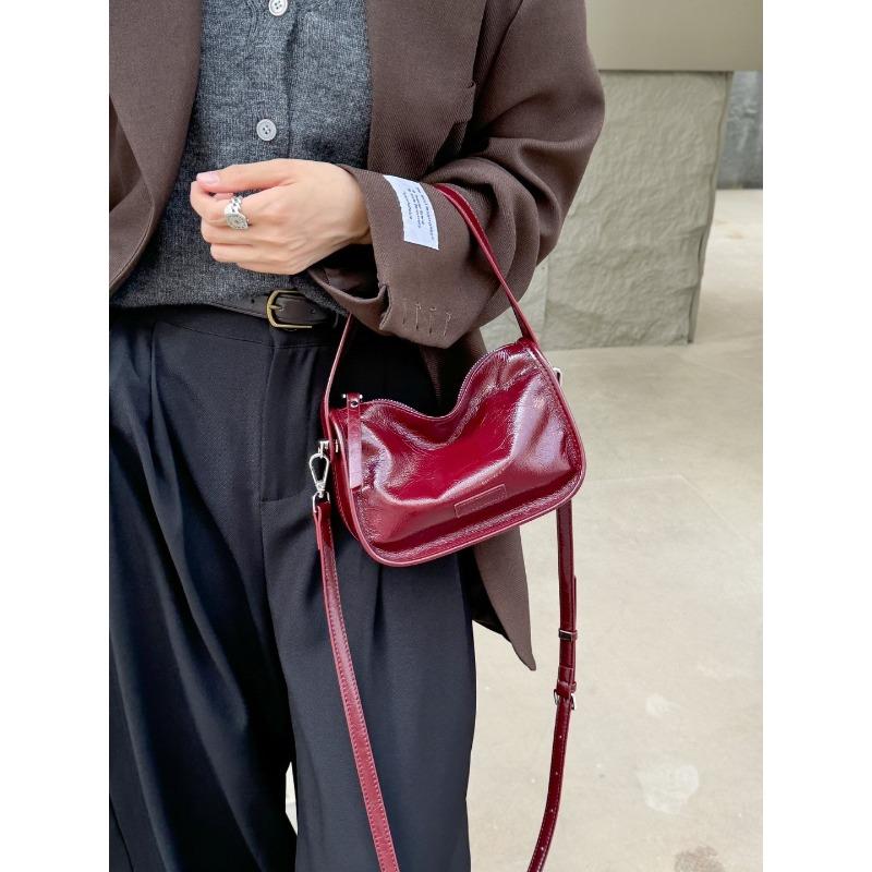 High Sense Underarm Bag Women's Casual Fashion Bag Women's Leather Crossbody Bag Fashion Vintage Single Shoulder Crossbody Bag