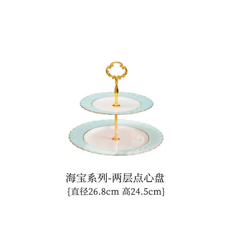 "Light Luxury Premium Sense" Bone China Coffee Cup Set Simple And Fashion Ceramic Flower Tea Cup Saucer Tea Pot Household