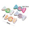 4pcs Stainless Steel Enamel Candy Charms for Children Necklace Kids Pendants DIY Jewelry Earrings Making Bracelet Supplies