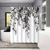 1pc pattern polyester shower curtain high  -   With Hooks Waterproof Mildew Proof Easy Install Washable
