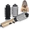 3-in-1 Hot Air Styler and Rotating Hair Dryer, Hair Dryer and Blow Dryer Brush In One, 2 Interchangeable Brushes for Dry and Wet Hair, Auto-Rotating