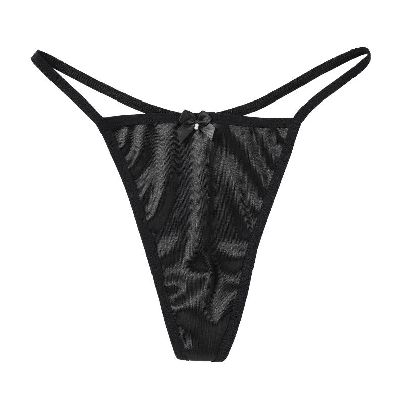 

Сексуальна безшовна білизна із низькою посадкою, стрінги G-string на одній нитці, жіночі атласні стрінги G-string, ластівка з чистої бавовни, Т-подібна спинка, розміри M-2XL XL чорний