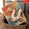 Pearl Art Painting Home Wall Decor Chinese Dragon Pearl Gemstone Painting Picture Crafts Adult/Beginner Gift Creative Home Decor Unframed