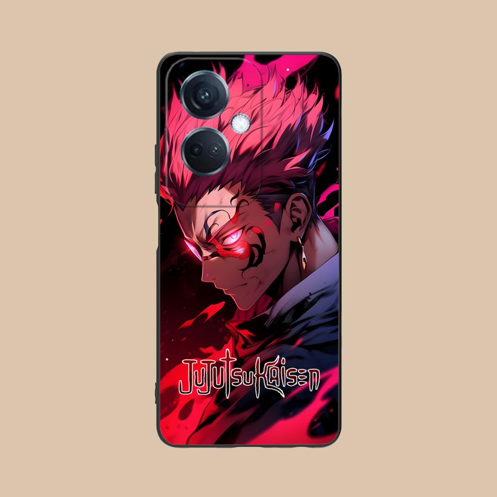 Jujutsu Kaisen Sukuna Mobile Phone Case for OPPO Reno 14 13 12 11 10 9 8 7 6 5 F T Pro 5G Colorful Printing Cover Cover Pretty