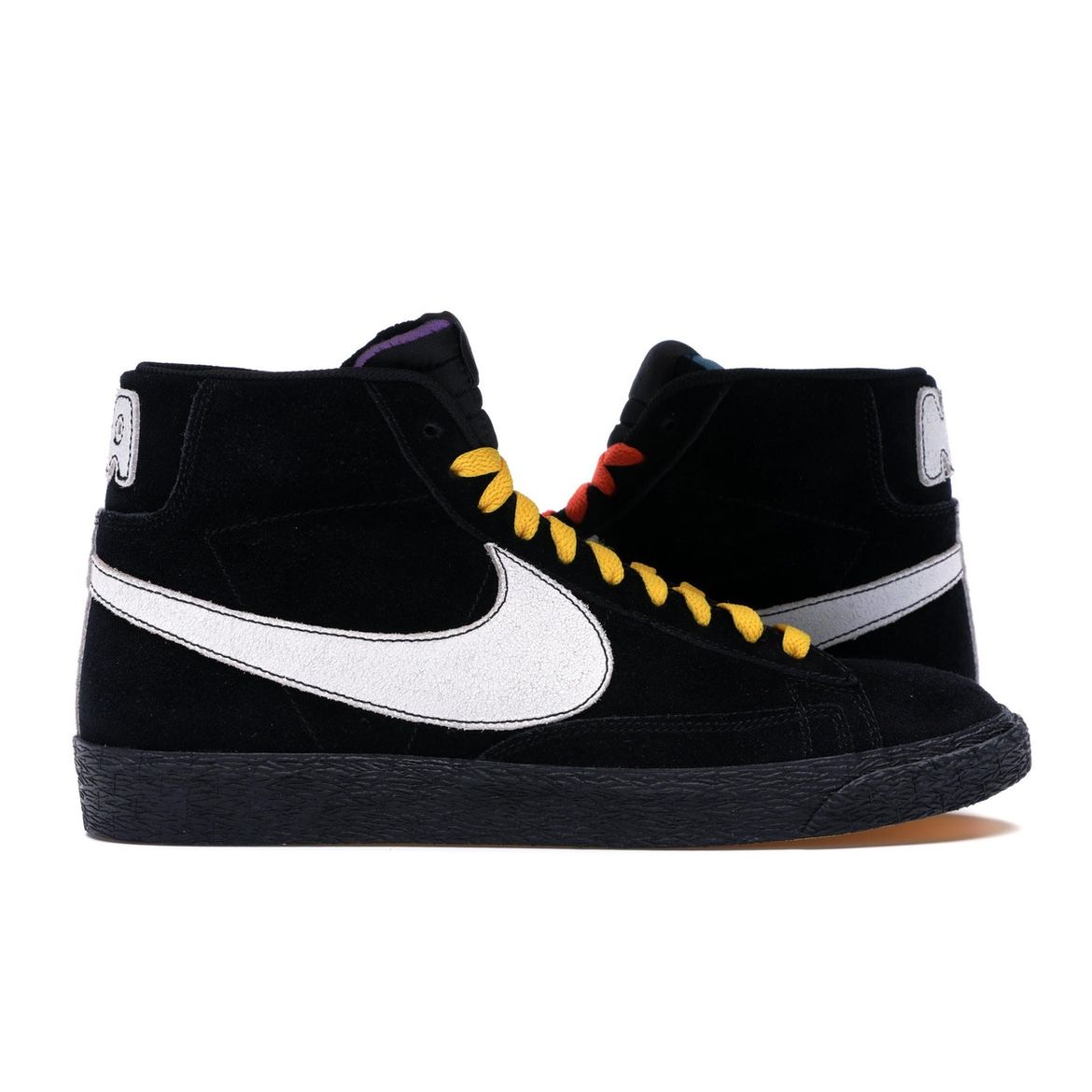 

Мужские кроссовки Nike Blazer Mid NY vs LA черные бело-черные AT9978-001